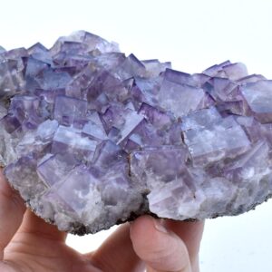 Purple Fluorite Raw Cluster Specimen - Sourced Greenlaws Mine, England, UK - 646 grams #GLF05-05