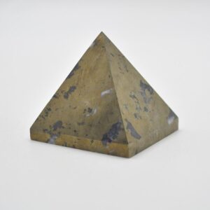 Pyrite  Crystal Pyramid Healer's Gold - 242 grams - 5cm x 5cm x 5cm