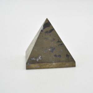 Pyrite  Crystal Pyramid Healer's Gold - 236 grams - 5.5cm x 5cm x 5cm