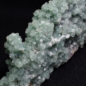 Large Green Fluorite Raw Cluster Specimen (with Calcite) from Hunan, China - 419 grams #06