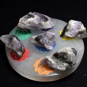 Amazez Azeztulite Azozeo Raw Quartz Crystal - 5 Sizes - 1 Count