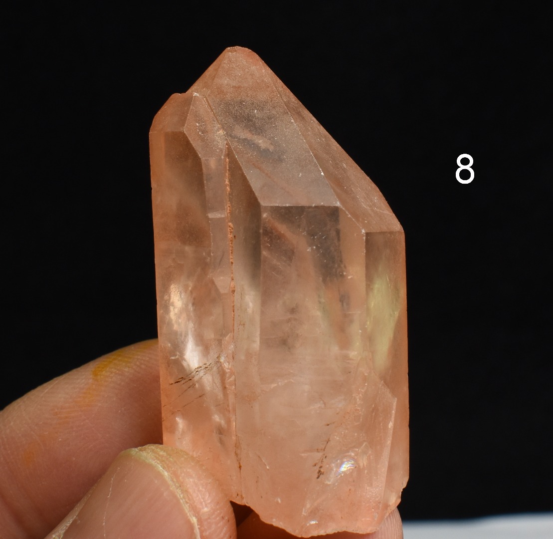 Tangerine Lemurian Quartz TWIN Crystal Point, Tower, Wands from Brazil - 8 Options - Image 10