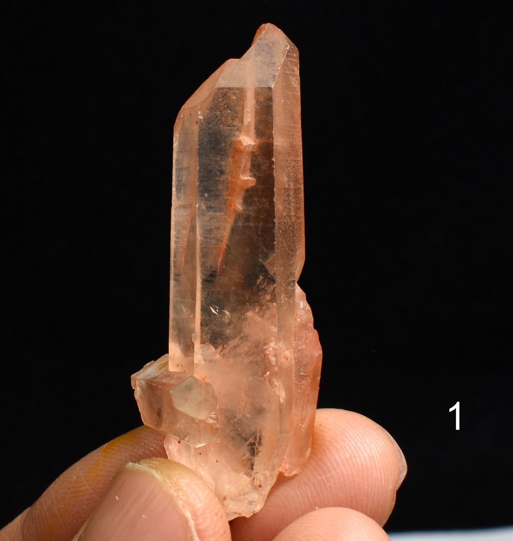 Tangerine Lemurian Quartz TWIN Crystal Point, Tower, Wands from Brazil - 8 Options - Image 4