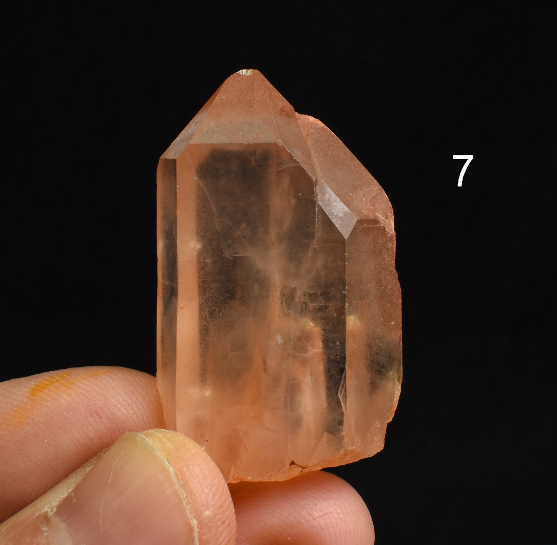 Tangerine Lemurian Quartz TWIN Crystal Point, Tower, Wands from Brazil - 8 Options - Image 9
