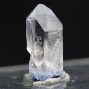 Natural Dumortierite in Clear Quartz Inclusion Raw Crystal Specimen from Brazil - 0.95 grams - 1.5cm