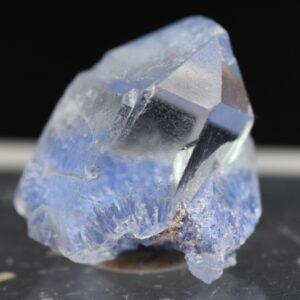 Natural Dumortierite in Clear Quartz Inclusion Raw Crystal Specimen from Brazil - 0.75 grams - 1.1cm