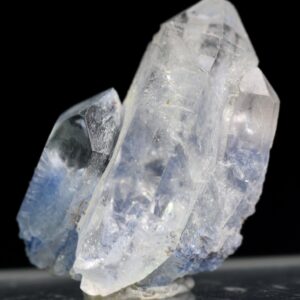 Natural Dumortierite in Clear Quartz Inclusion Raw Crystal Specimen from Brazil - 1.81 grams - 2cm