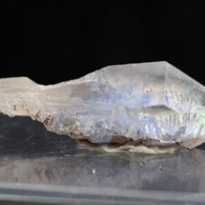 Natural Dumortierite in Clear Quartz Inclusion Raw Crystal Specimen from Brazil - 1.06 grams - 2.2cm