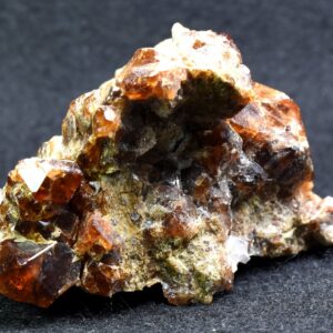 Grossular Garnet Hessonite Cluster Crystal Specimen from Coyote Front Range, California - 203 grams #01