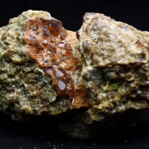 Grossular Garnet Hessonite Cluster Crystal Specimen from Coyote Front Range, California - 190 grams #08