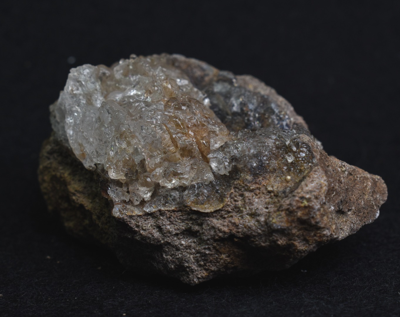 Mexican Hyalite Opal Collector Grade Specimen Stone on Matrix - UV Reactive Fluorescent - 59 grams #07 - Image 4