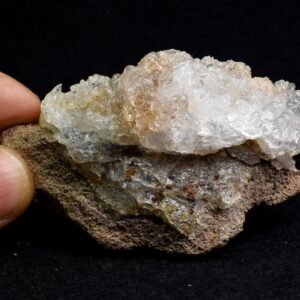 Mexican Hyalite Opal Collector Grade Specimen Stone on Matrix - UV Reactive Fluorescent - 75 grams #08