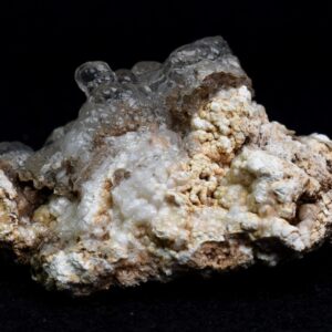 Mexican Hyalite Opal Collector Grade Specimen Stone on Chalcedony Agate - UV Reactive Fluorescent - 33 grams #10