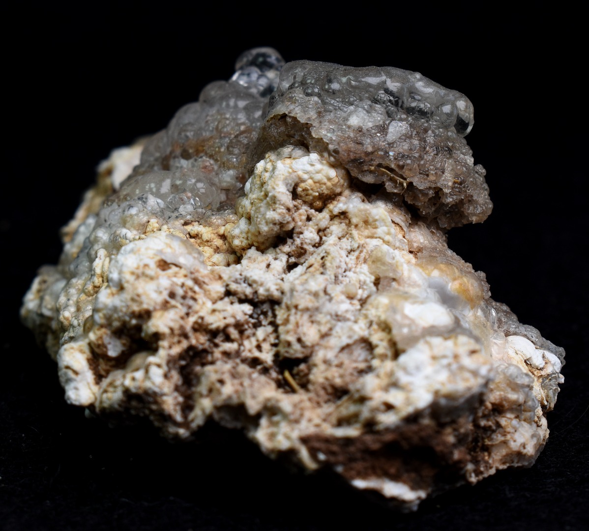 Mexican Hyalite Opal Collector Grade Specimen Stone on Chalcedony Agate - UV Reactive Fluorescent - 33 grams #10 - Image 4
