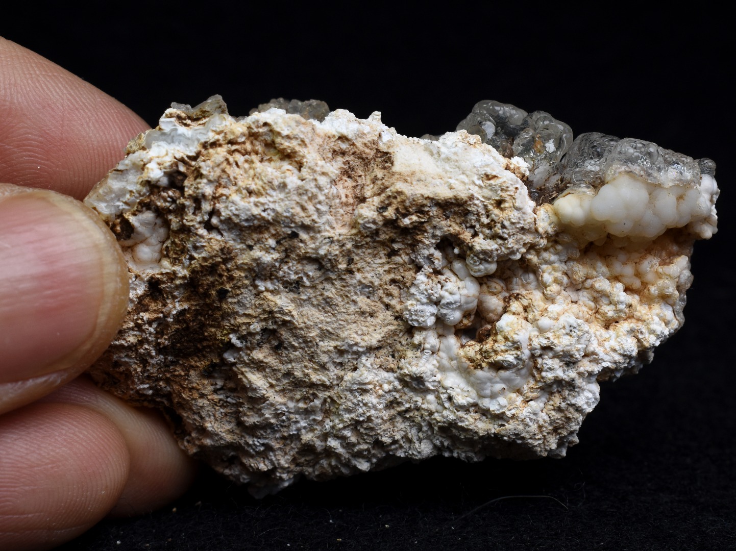 Mexican Hyalite Opal Collector Grade Specimen Stone on Chalcedony Agate - UV Reactive Fluorescent - 33 grams #10 - Image 5
