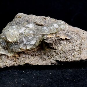Mexican Hyalite Opal Collector Grade Specimen Stone on Matrix - UV Reactive Fluorescent - 66 grams #14