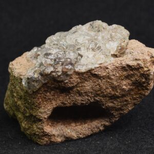 Mexican Hyalite Opal Collector Grade Specimen Stone on Matrix - UV Reactive Fluorescent - 67 grams #23