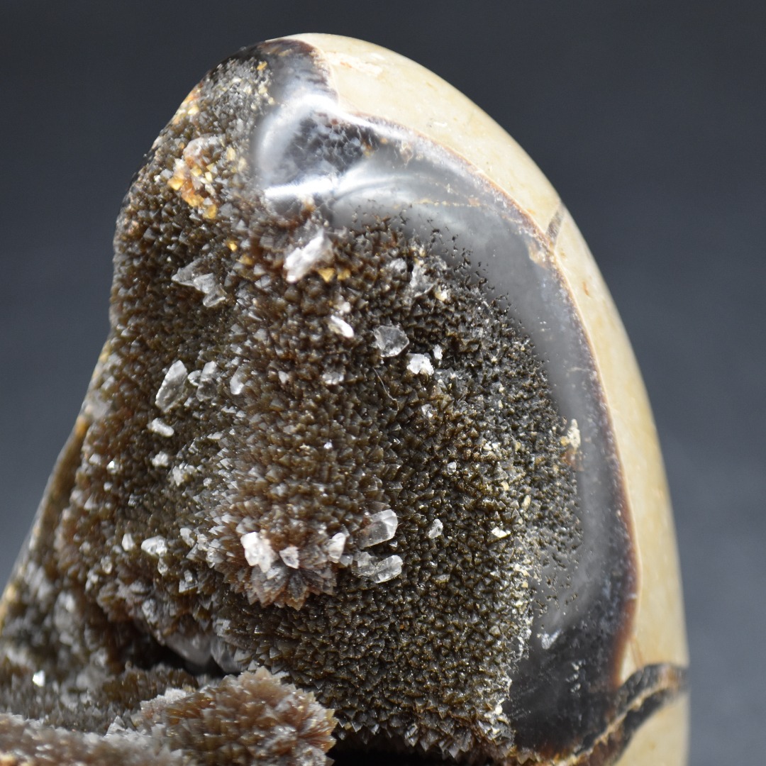 Large Black Septarian (AKA Dragon Stone) Crystal Freeform - 10.3cm - 775 grams #03 - Image 5
