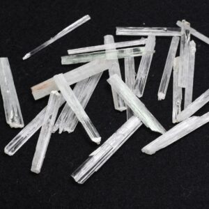 Natural Scolecite Stick, Synergy 12, Raw Crystal Specimen from India - 1 Count