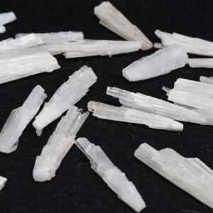 Natural Scolecite SMALL Mini Spray, Synergy 12, Raw Crystal Specimen from India - 1 Count