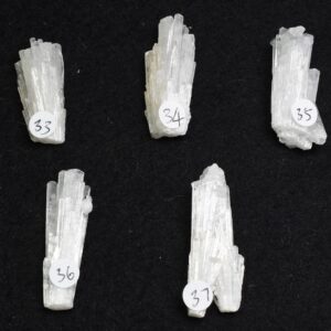 Natural Scolecite Spray, Synergy 12, Raw Crystal Specimen from India - 1 Count - 5 Sizes