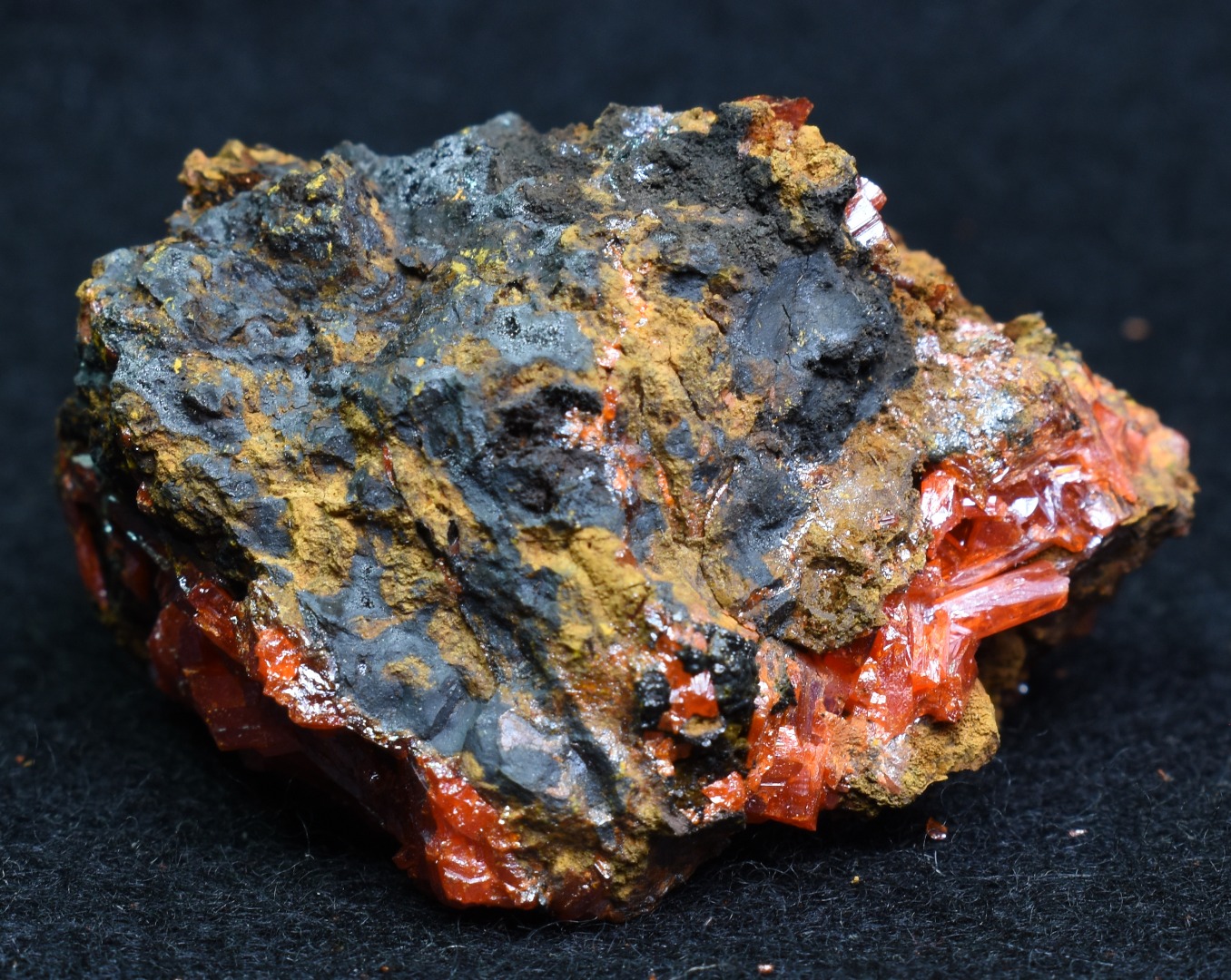 Crocoite Rare Mineral, from Red Lead Mine, Tasmania, Australia - 40 grams - 4cm #15