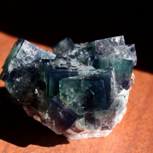 Diana Maria Fluorite Raw Cluster Specimen with Quartz - Sourced UK -  114 grams #411