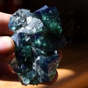 Diana Maria Fluorite Raw Cluster Specimen - Sourced UK -  88 grams #422