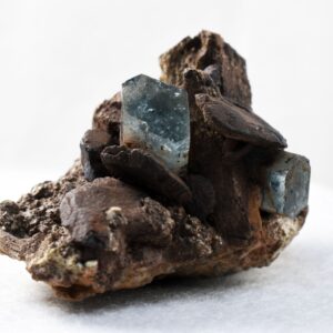 Beryl var. Aquamarine with Siderite from Erongo Mountains, Namibia - 79.9 grams #A1