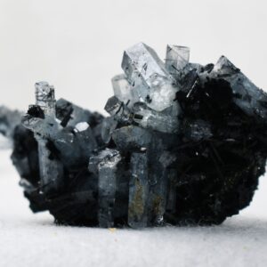 Beryl var. Aquamarine with Schorl Black Tourmaline from Erongo Mountains, Namibia - 35.5 grams #A30