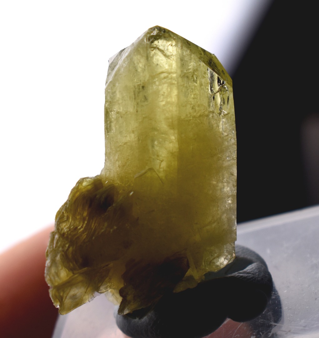 Brazilianite Crystal Cluster with Muscovite - from Linopolis, Minas Gerais, Brazil, museum quality, 9.8g - Image 9