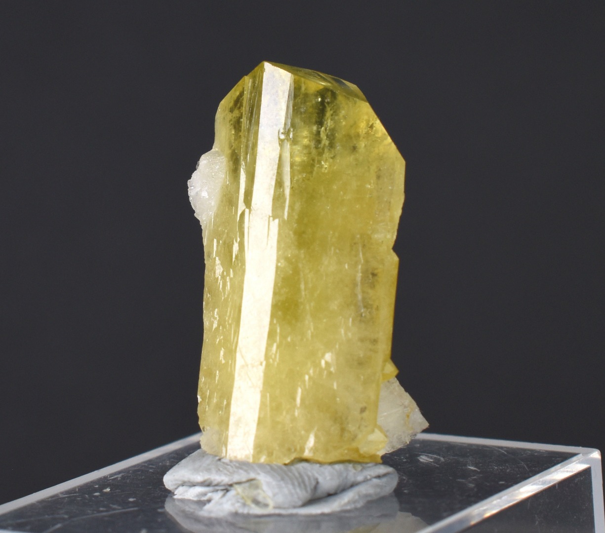Brazilianite Crystal Cluster with Albite & Muscovite - from Linopolis, Minas Gerais, Brazil, museum quality, 7.8g - Image 4