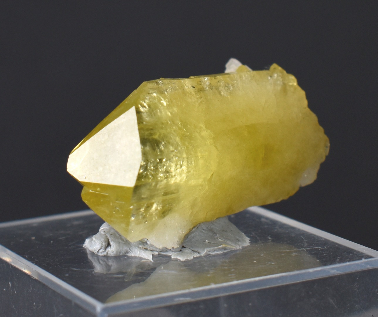 Brazilianite Crystal Cluster with Albite & Muscovite - from Linopolis, Minas Gerais, Brazil, museum quality, 7.8g - Image 6