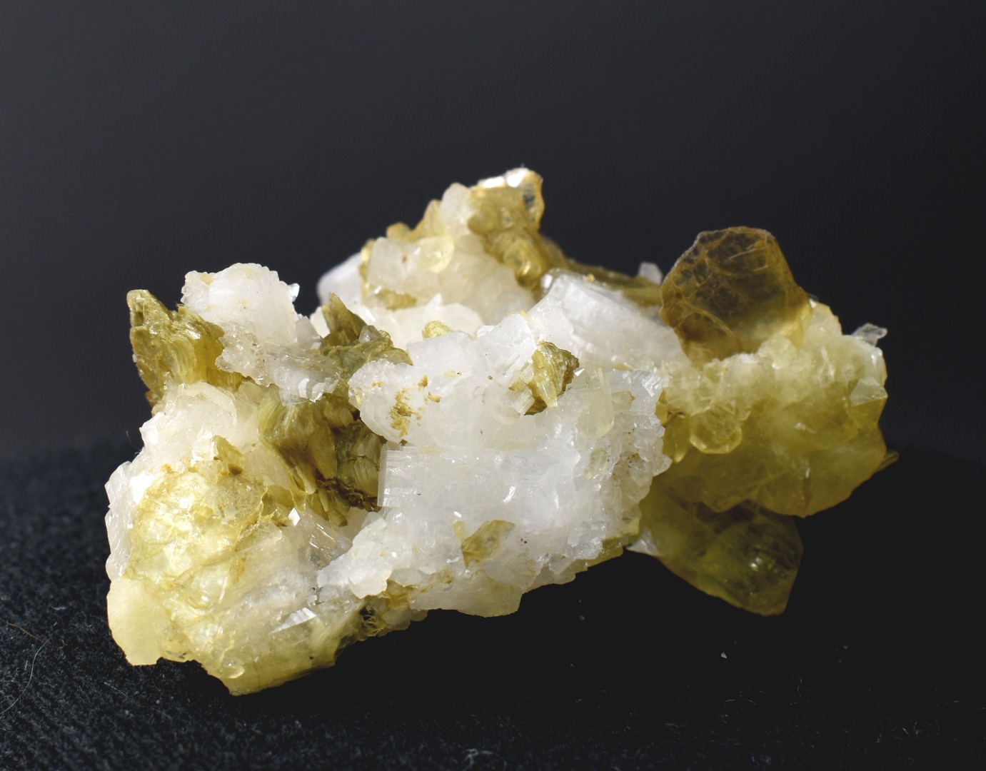 Brazilianite Crystal Cluster with Albite, Muscovite, Black Tourmaline - from Linopolis, Minas Gerais, Brazil, museum quality, 59.8g - Image 2