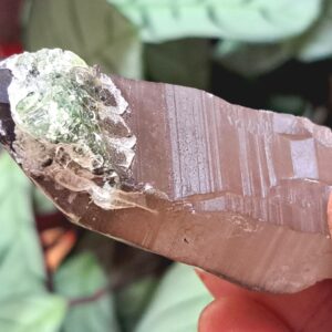 Fluorescent Hyalite Opal with Smoky Quartz - Mineral from Erongo Mountains Namibia, 50 grams