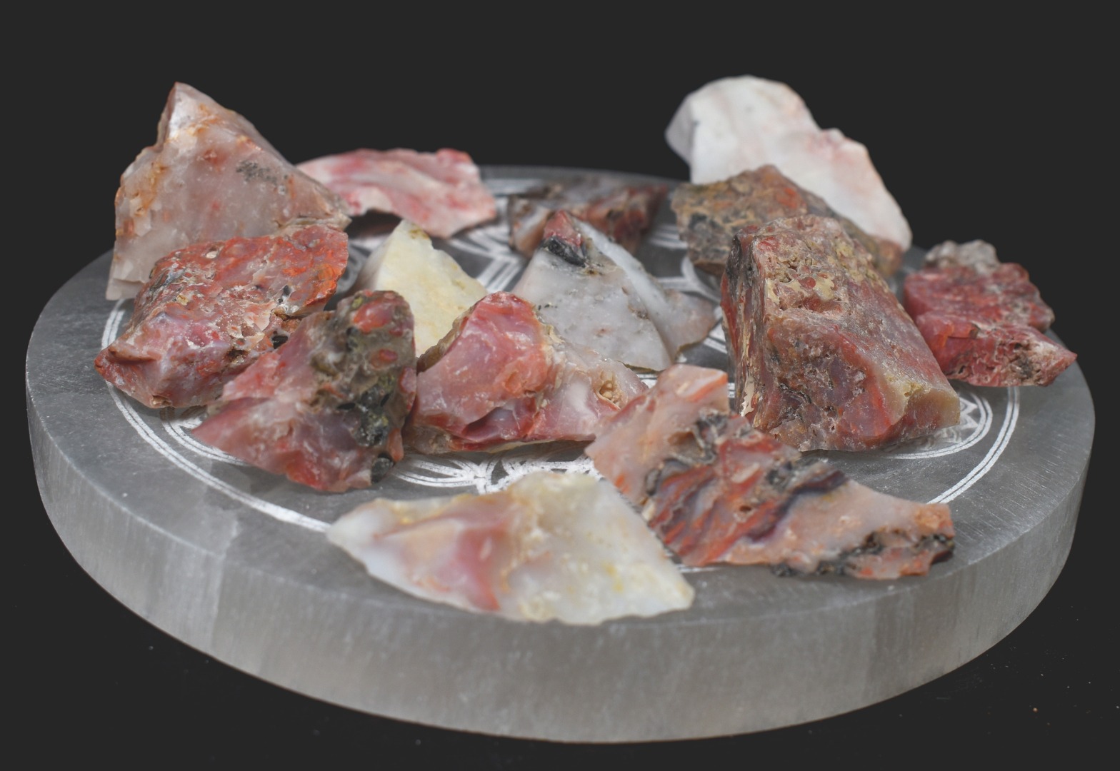 Cinnazez Cinnabar Azeztulite Crystal Raw Stone, 1 Pc, 6 Sizes - Image 2