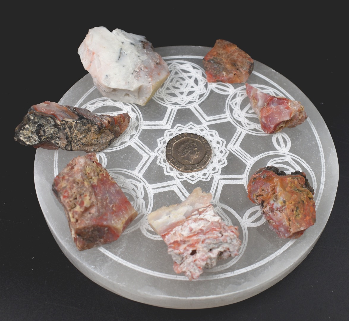 Cinnazez Cinnabar Azeztulite Crystal Raw Stone, 1 Pc, 6 Sizes - Image 3