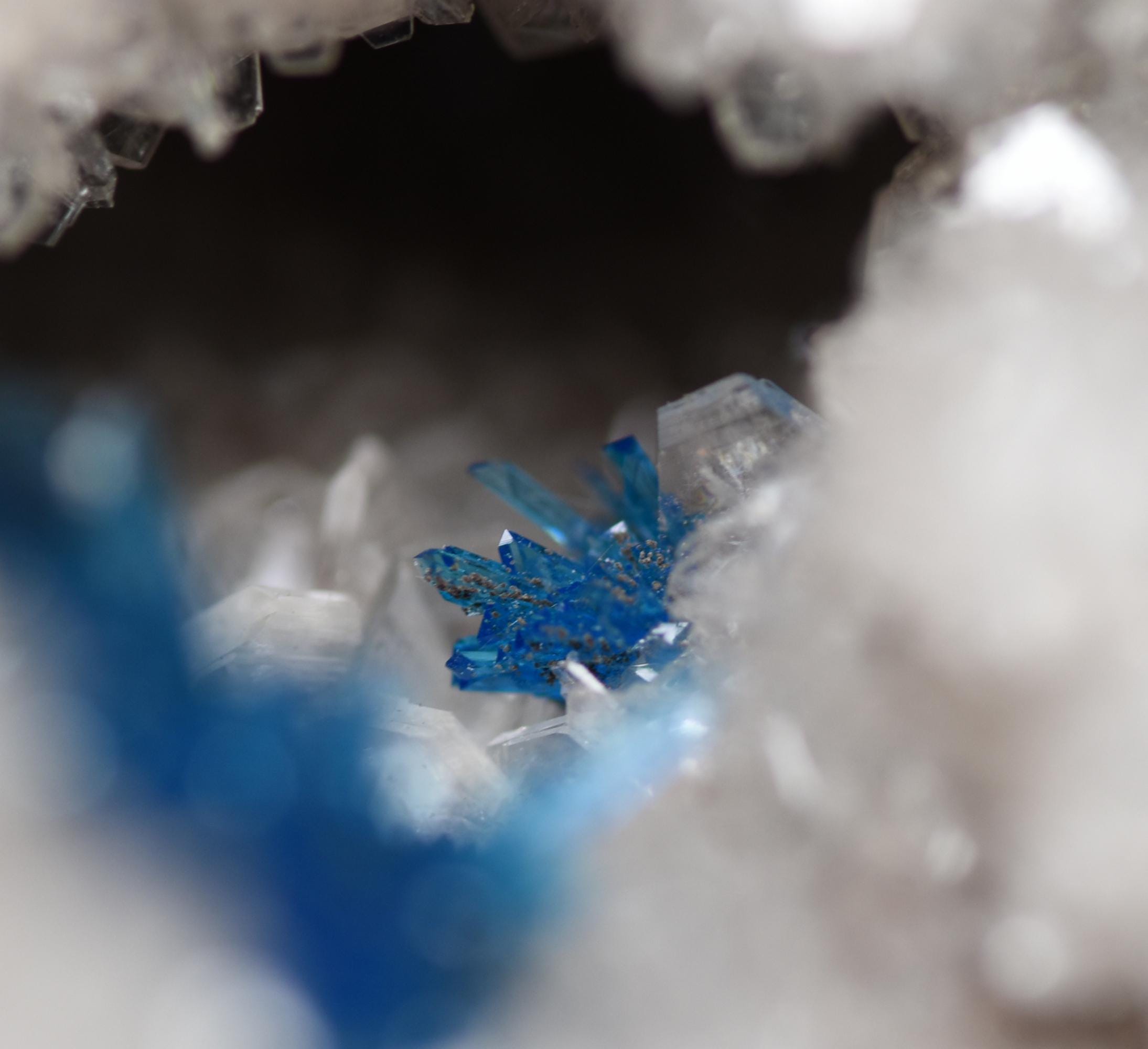 Rare Pentagonite Cluster with Stilbite On Matrix from Wagholi, Pune, India - 62 grams - Image 6