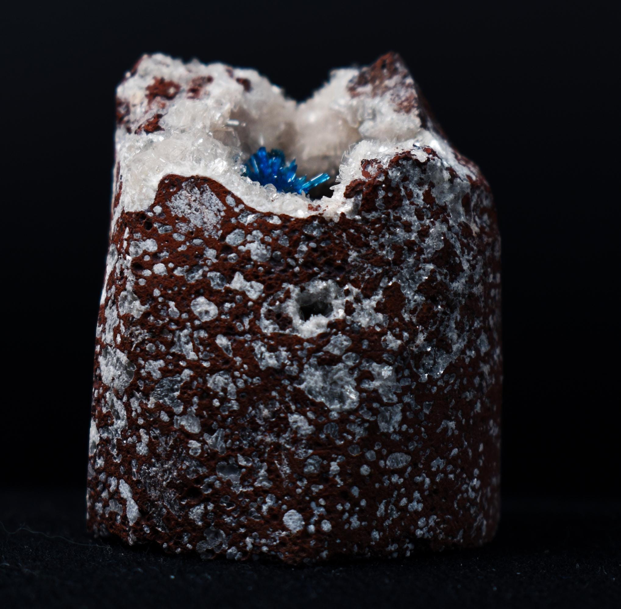 Rare Pentagonite Cluster with Stilbite On Matrix from Wagholi, Pune, India - 62 grams