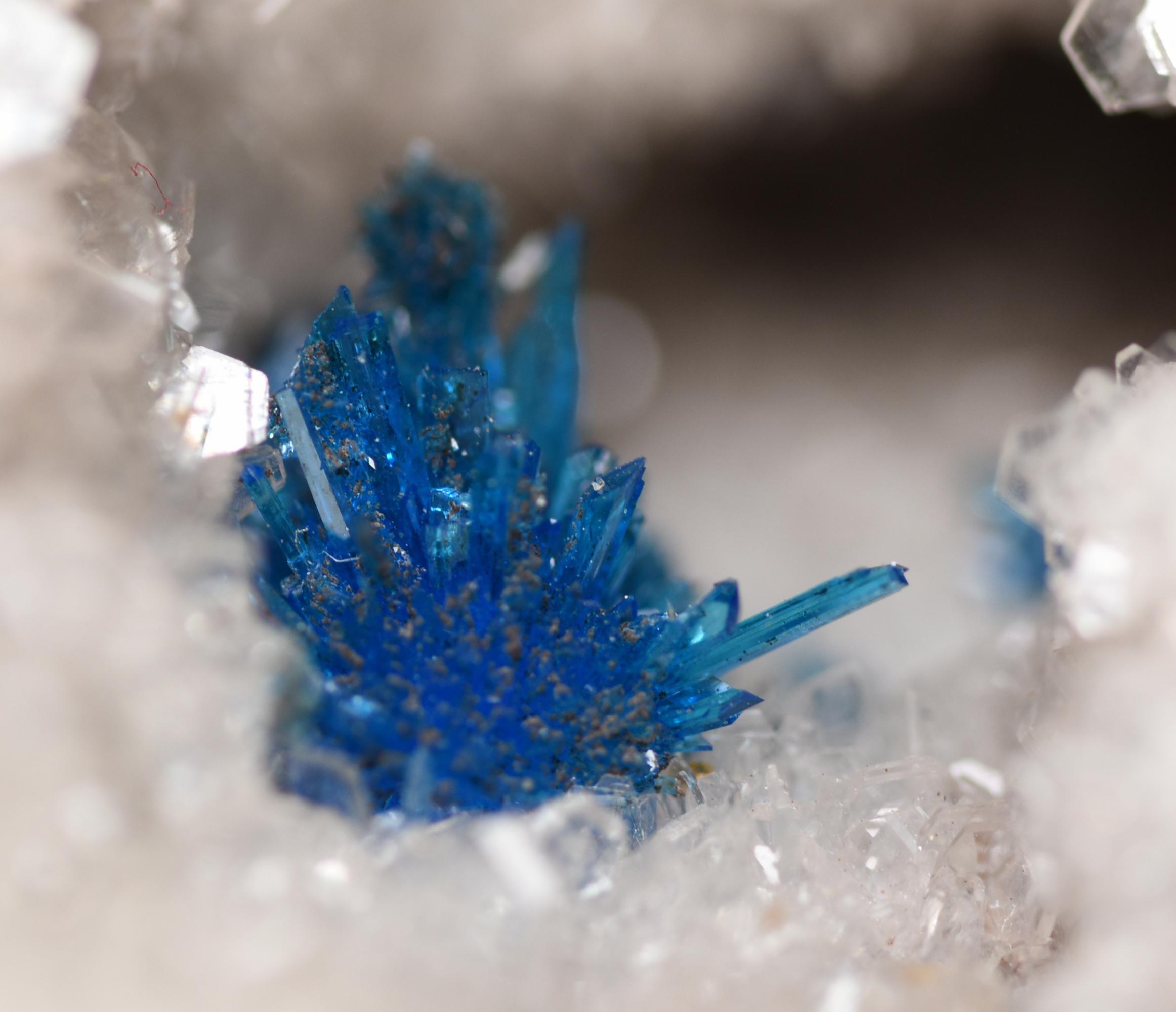 Rare Pentagonite Cluster with Stilbite On Matrix from Wagholi, Pune, India - 62 grams - Image 7