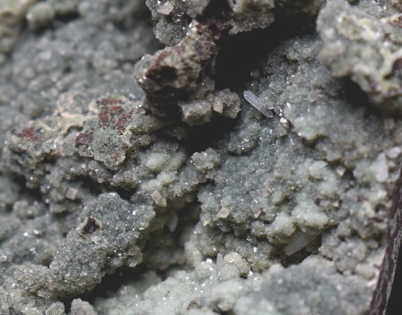 Rare Cavansite Cluster with Stilbite & Heulandite On Matrix from Wagholi, Pune, India - 175 grams - Image 6