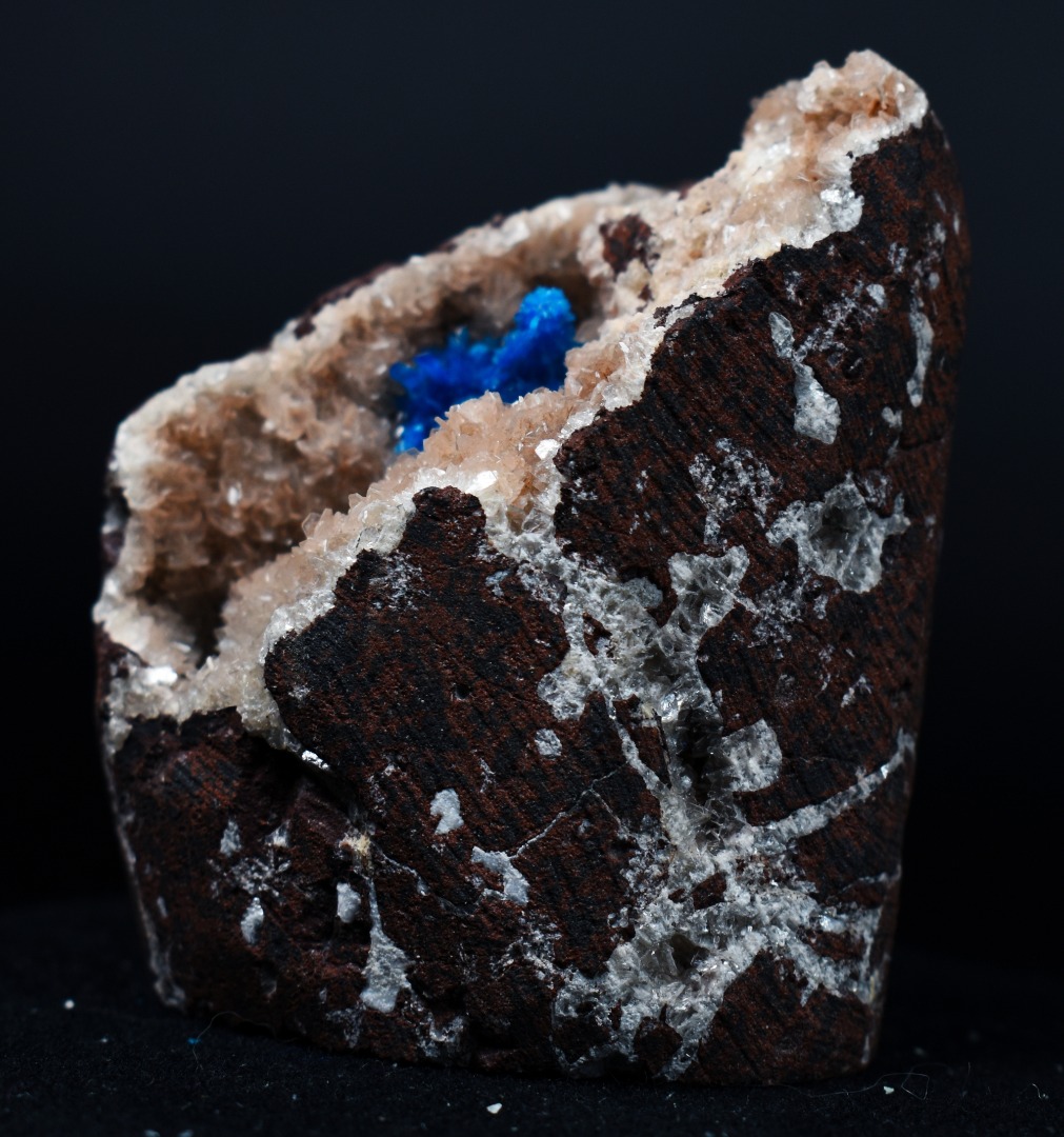 Rare Pentagonite Cluster with Stilbite On Matrix from Wagholi, Pune, India - 140 grams - Image 3