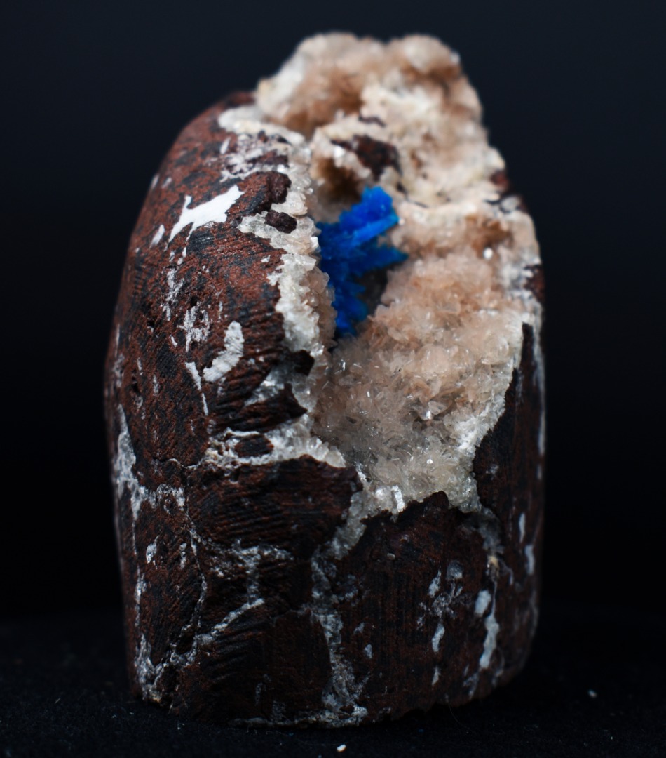 Rare Pentagonite Cluster with Stilbite On Matrix from Wagholi, Pune, India - 140 grams - Image 4