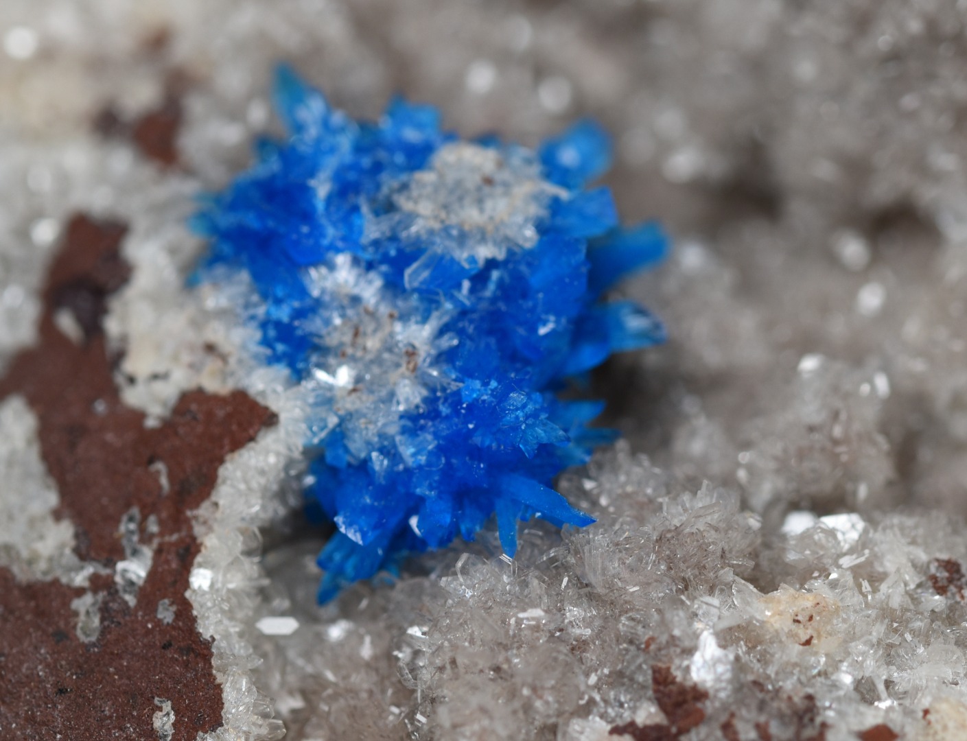Rare Pentagonite Cluster with Stilbite On Matrix from Wagholi, Pune, India - 112 grams - Image 5