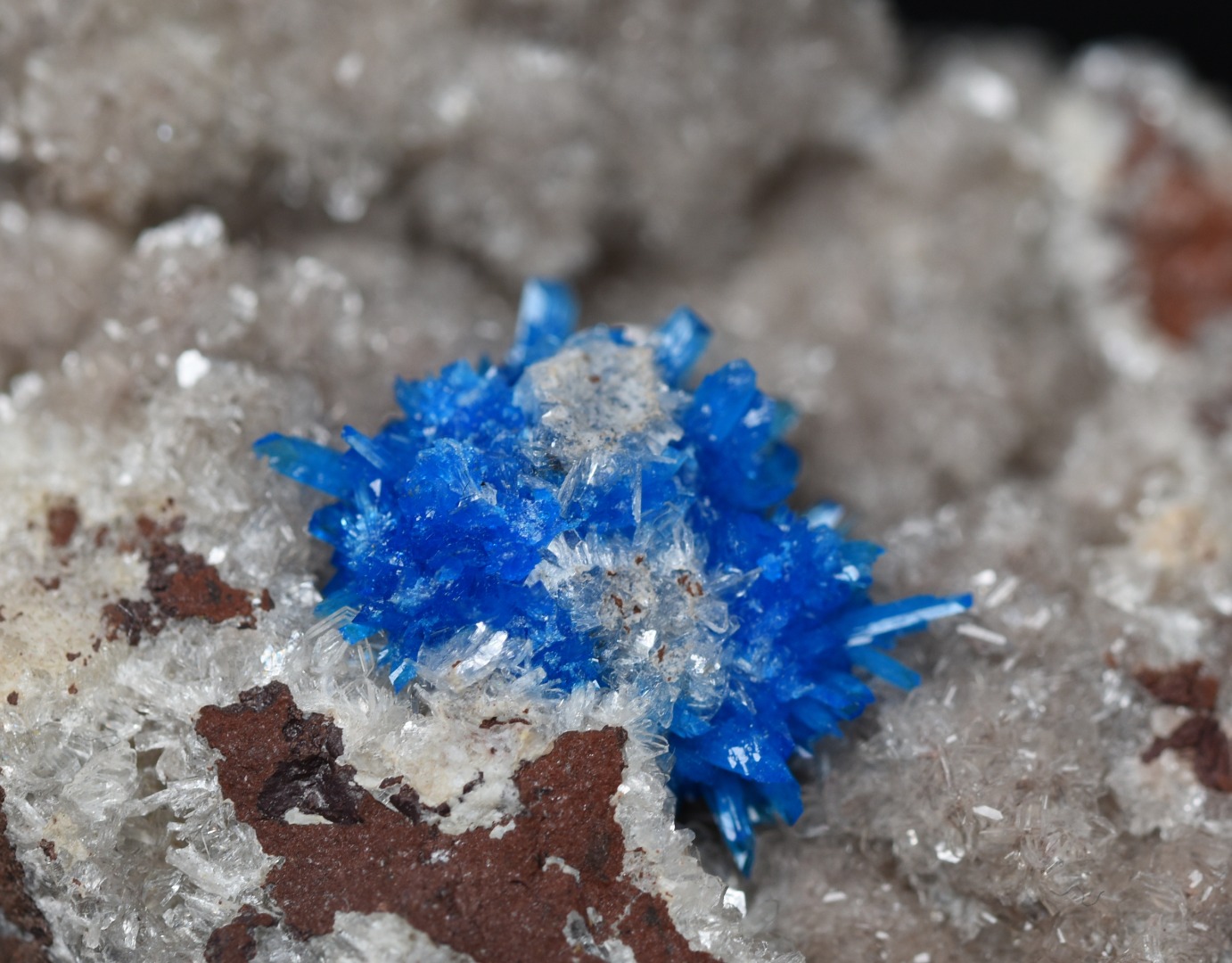 Rare Pentagonite Cluster with Stilbite On Matrix from Wagholi, Pune, India - 112 grams - Image 6