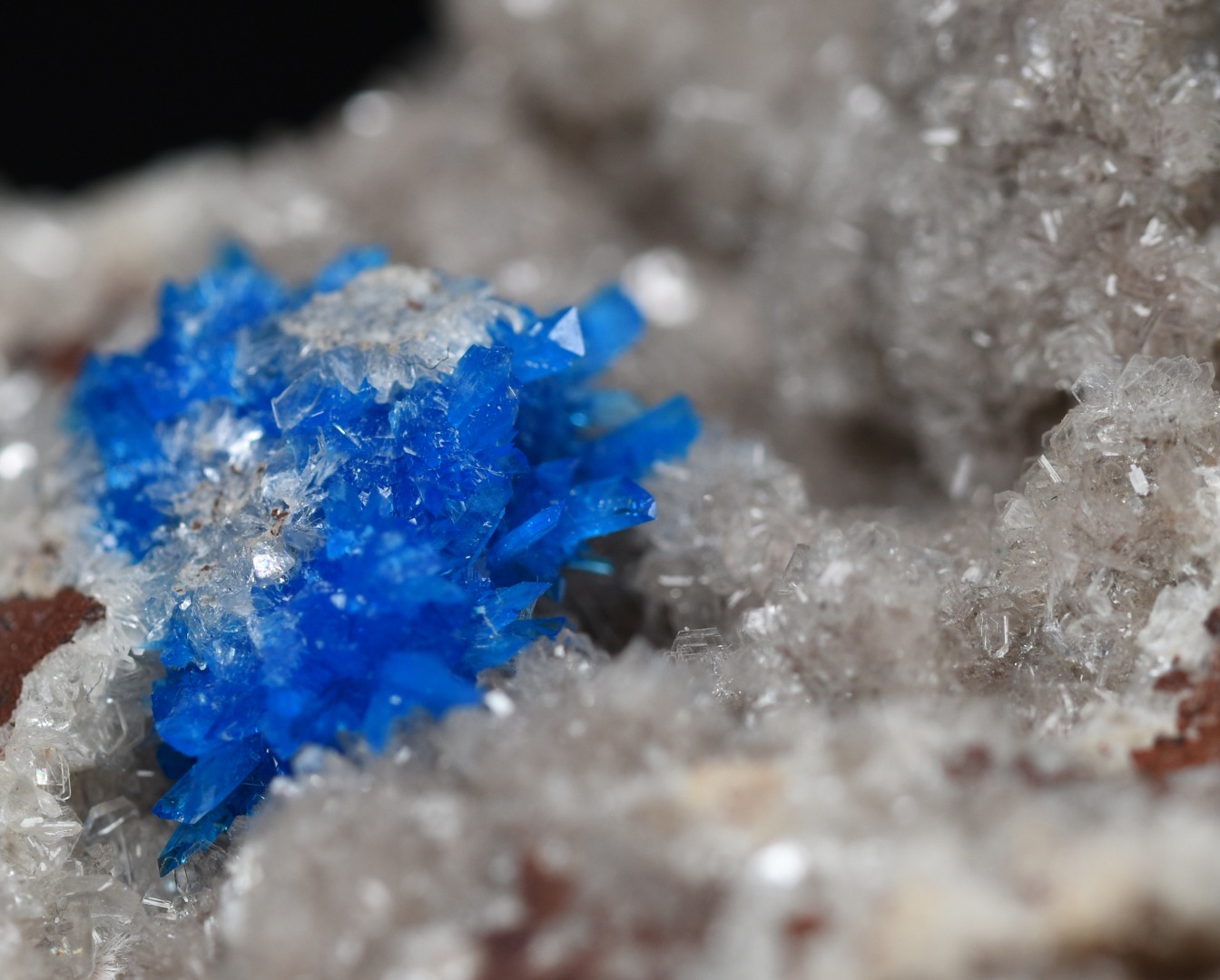 Rare Pentagonite Cluster with Stilbite On Matrix from Wagholi, Pune, India - 112 grams - Image 4