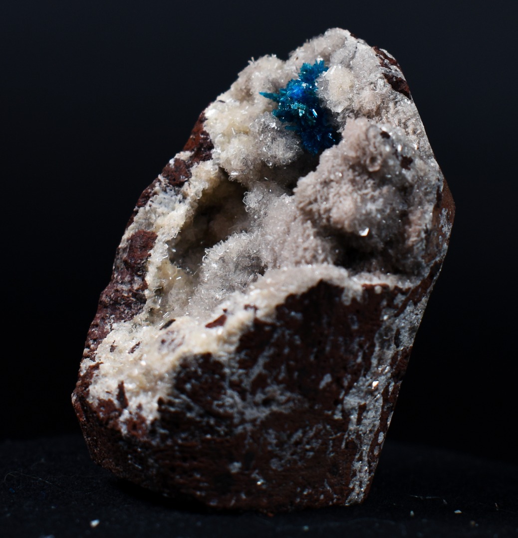 Rare Pentagonite Cluster with Stilbite On Matrix from Wagholi, Pune, India - 80 grams