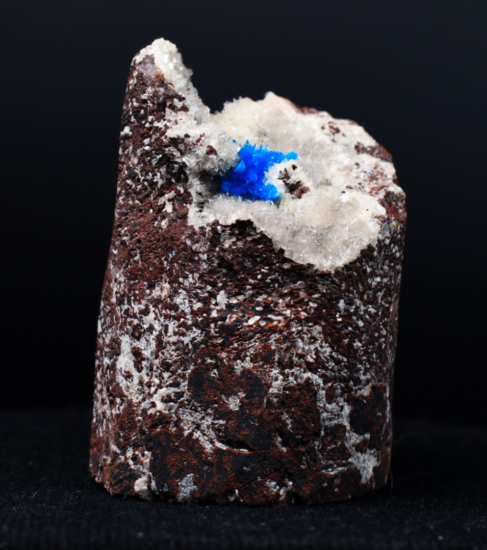 Rare Pentagonite Cluster with Stilbite On Matrix from Wagholi, Pune, India - 97 grams