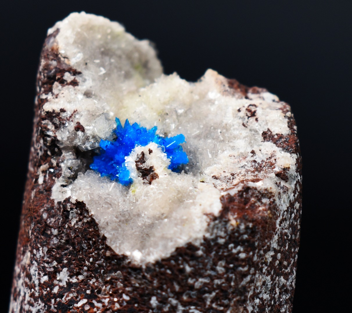 Rare Pentagonite Cluster with Stilbite On Matrix from Wagholi, Pune, India - 97 grams - Image 10