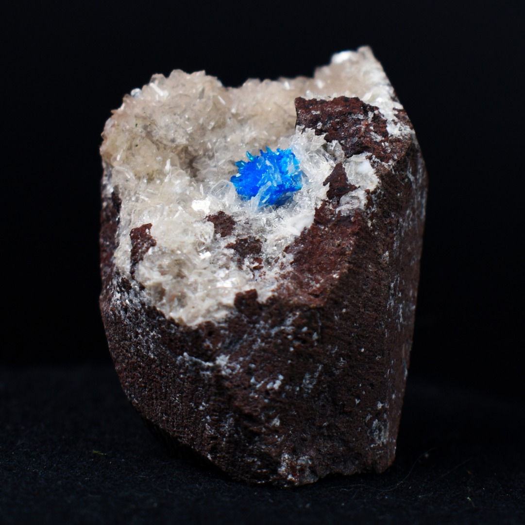 Rare Pentagonite Cluster with Stilbite On Matrix from Wagholi, Pune, India - 32 grams